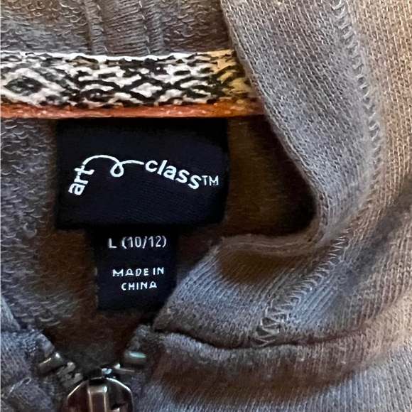 Girls zip-up with fringe - Picture 3 of 4